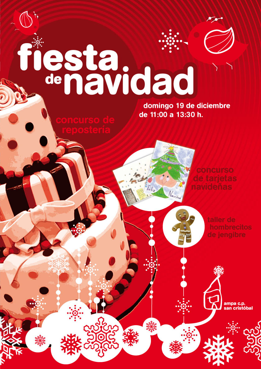 Convocatorias y Fiesta de Navidad. Domingo 19 Diciembre, de 11 a 13:30