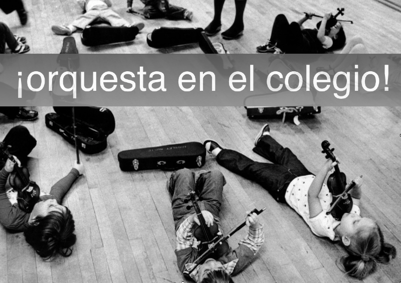 ¡Orquesta en el cole!