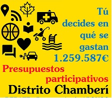 Presupuestos participativos en Chamberí. Termina la fase de apoyos. ¡Participa!