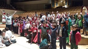 Concierto de nuestros alumnos del proyecto Orquesta en el Auditorio Nacional.