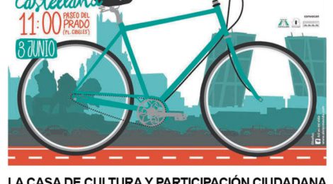 Gran Bicifestación. Carril Bici en Castellana. Domingo 3 de junio 11h paseo del prado.