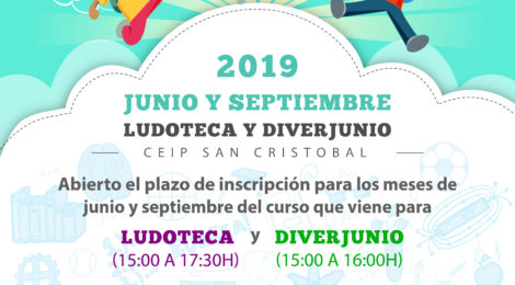 Ludoteca y Diverjunio: información en inscripciones