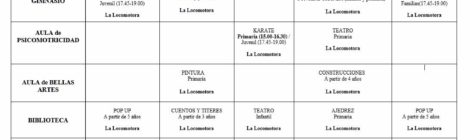 Modificaciones de horarios y opciones de conciliación familiar en junio